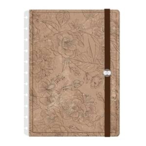 Capa e Contracapa Iscool Disc Para Caderno G Soft Breath Line Sand Bege (Discos de Vinil)