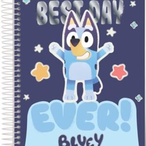 Jandaia - Caderno Espiral Universitário CD 1 Matéria 80 Fls Bluey Best Day Ever FSC (CDs)