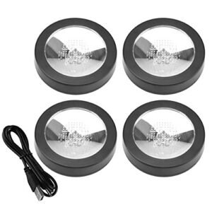 LAFEINA Pacote com 4 porta-copos iluminados para coquetéis, porta-copos de LED recarregáveis por USB, bar, cerveja, porta-copos de bebidas, luzes para clube, casamento, bar, decoração de festa, luz (Cervejas)
