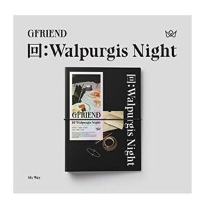 Gfriend 回:Walpurgis Night 3rd Album My Way Version CD+60p PhotoBook+24p Lyrics+16p Mini Book+1p PhotoStand+1p Pop-Up Card+1p Business Card+1p Selfie+Tracking (CDs)