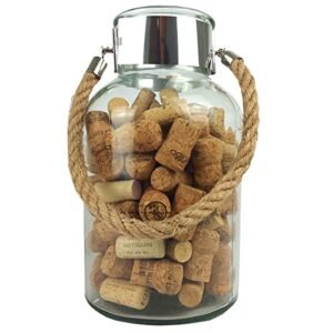 Garrafa Porta Rolha De Vinho Champanhe Luxo Vaso Decoração 30cm (Vinhos)