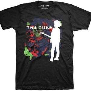 The Cure Camiseta unissex masculina Don't Cry preta Silhoutte, Preto, G (CDs)