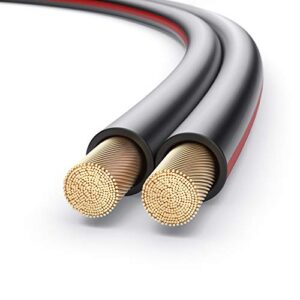 PureLink SP062-010 Câble d'enceinte 2 x 2,5 mm² (99,9% do tubo OFC Cuivre 0,20 mm) Câble d'enceinte Hi-Fi 10 m Preto (Equipamentos)