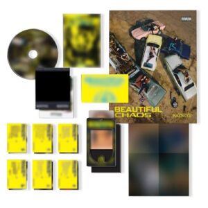 KATSEYE - BEAUTIFUL CHAOS (CHAOTIC Ver.) Photobook + Photocard + Folded Poster + Postcard + Sticker Pack + CD + Mini Zine - KATSEYE (CDs)
