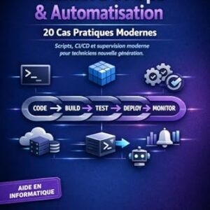 Admin DevOps & Automatisation : 20 Cas Pratiques Modernes :Collection Collection Cas Pratiques De Terrain volume 7: Scripts, CI/CD et supervision moderne ... Concrets du Terrain) (French Edition) - Deffo Fotso, Jean Pierre (CDs)