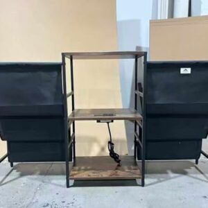 Taylor Estate Collection Suporte para toca-discos com armazenamento de vinil, mesa de toca-discos com armazenamento de discos de vinil de até 280 álbuns (Equipamentos)