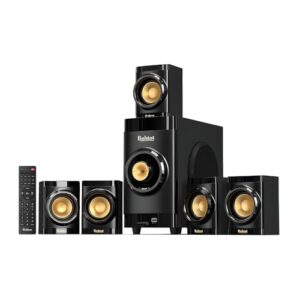 Sistema de Home Theater Bobtot B38 5.1 Canais com Subwoofer de 4 Polegadas, 200W de Potência, Som Surround para TV e PC, Conexão Bluetooth, Entradas HDMI ARC, Óptica e RCA, Design Compacto (Equipamentos)