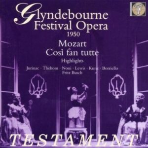 Cosi Fan Tutte - VARIOUS ARTISTS (CDs)