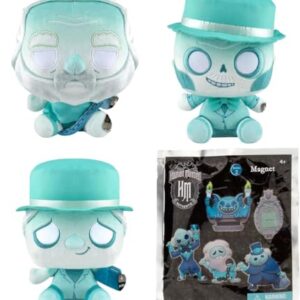Haunted Souls Disney Mansion Ghosts Hitchhiking Ezra, Phineas, Gus Soft Doorable Characters Figures with Call to Spirits 3D Blind Bag Spooky Creepy Items (CDs)