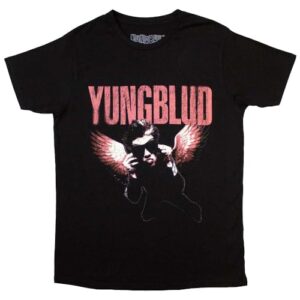 Rock Off officially licensed products Camiseta com logotipo Yungblud Wings, Preto, M (CDs)