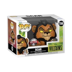 Boneco Funko Pop! 1144 Scar Lion King (Rei Leão) - Disney Villains (Bonecos)