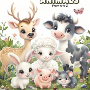 Meadow Animals from A to Z: A Cute Alphabet Coloring Book for Kids (CD Creations A–Z Coloring Series) - Creations, CD (CDs)