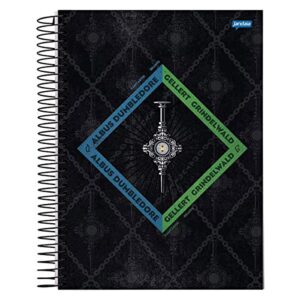 CADERNO ESPIRAL UNIV CD 10X1 160FLS ANIMAIS FANTASTICOS FSC - JANDAIA - 69168-24 - JANDAIA (CDs)