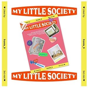 Fromis_9 My Little Society 3º Mini Álbum Versão Minha Conta CD + 72p Photobook + 1p Mini Cartão + 2p PhotoCard+Rastreamento Selado (CDs)