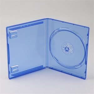 Capa transparente para DVD Blu-ray disco duplo CD capa azul claro capa de disco de jogo (CDs)