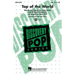 Hal Leonard Top of the World ShowTrax CD by Carpenters Arranged by M Huff - Hal Leonard (CDs)