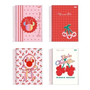 CADERNO ESPIRAL UNIV CD 1X1 80FLS MINNIE ARTS FSC - JANDAIA - 72994-24 - JANDAIA (CDs)