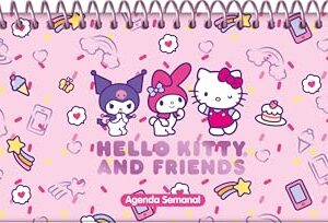 Jandaia - Agenda Espiral Semanal 300X115mm CD 104PGS Besties Forever Doces e Confeitos FSC (CDs)