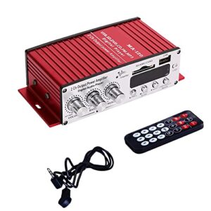 Amplificador Receiver Bluetooth 2 Canais Usb Sd Radio Fm Som，Amplificador de carro MA-120 HIFI (Equipamentos)