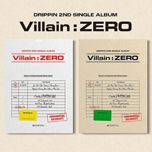 DRIPPIN VILLAIN : ZERO 2nd Single Album ( A + B - SET. +PRE-ORDER ITEM ) K-POP SEALED - DRIPPIN (CDs)