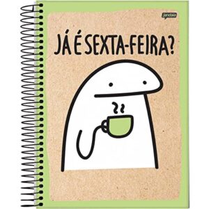 Jandaia - Caderno Espiral Univ CD 1 Matéria 80Fls FLORK - Pacote com 4 unidades (CDs)