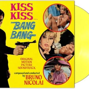 Kiss Kiss Bang Bang (Original Soundtrack) - Limited Clear Yellow Colored Vinyl - Bruno Nicolai (Discos de Vinil)