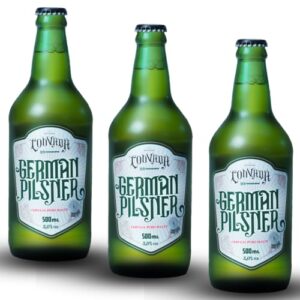 Cerveja German Pilsner Cervejaria Louvada 500ml - 03unidades Sem Glúten (Cervejas)