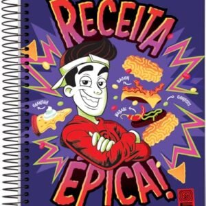 Caderno Espiral Univ CD 1 matéria 80Fls Enaldinho Receita Épica - Jandaia (CDs)