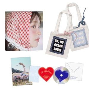The First Album [XO, My Cyberlove] (Love Ver.) Outbox + Knit Strap + Love Book Tote Bag + Heart Sticker + Photobook + CD-R + Gift - CHUU (CDs)