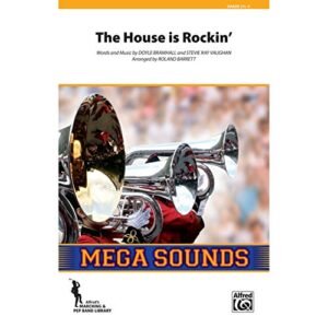 The House Is Rockin' - Words and music by Doyle Bramhall and Stevie Ray Vaughan [Brian Setzer] / arr. Roland Barrett [Sheet music] [Sheet music] (CDs)