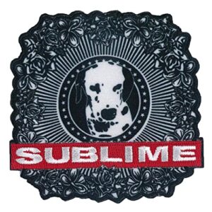 C&D Visionary Sublime Lou Patch para cães, preto, branco, vermelho (CDs)