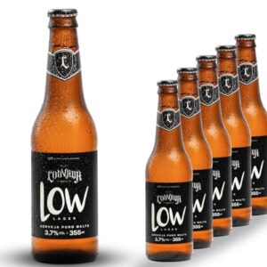 Cerveja Low Lager Puro Malte Louvada 355ml - 06unidades Sem Glúten (Cervejas)