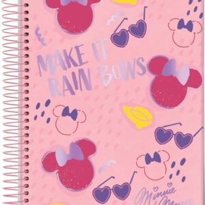 Caderno Espiral Univ CD 1 Matéria 80 Fls Minnie Arts Make FSC - Jandaia (CDs)