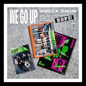 (3 Ver Set.) BABYMONSTER [WE GO UP] 2nd Mini Album / 3CD+3 Photo Book+3Poster+18 CardK-POP - BABYMONSTER (CDs)