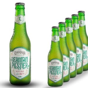 Cerveja German Pilsner Cervejaria Louvada 355ml - 06 unidades Sem Glúten (Cervejas)