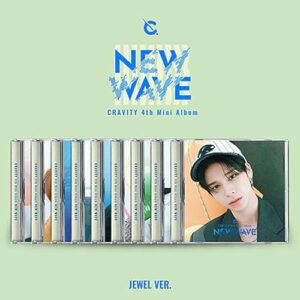 ( JEWEL Ver. ) CRAVITY NEW WAVE 4th Mini Album ( WOOBIN Ver. ) K-POP SEALED - CRAVITY (CDs)