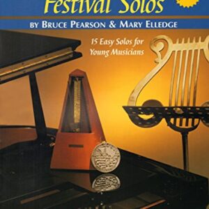 W37TP – Padrão de excelência – Festival Solos Book/CD Book 2 – Trompete - Bruce Pearson and Mary Elledge (CDs)