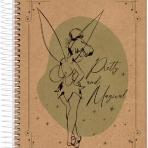 Caderno Espiral Univ CD 10 Matérias 160 Fls Tinker Bell Kraft Magical FSC - Jandaia (CDs)