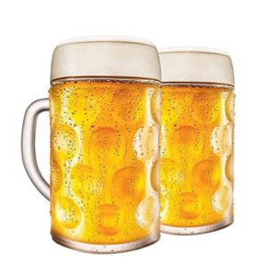 Jogo de Canecas de Vidro Mass Krug Chopp 610ml 2 Peças Ruvolo (Cervejas)