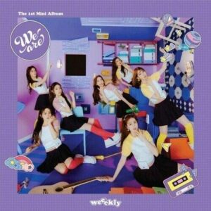 Weeekly 'We are' 1st Mini Album CD+82p Booklet + 1p PhotoCard+1p Polaroid+1p Pacote de Adesivos + Conjunto de Cartão de Mensagens + Kit de Rastreamento Selado (CDs)