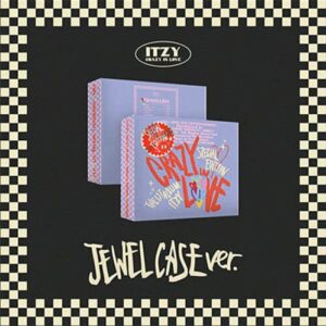 ITZY CRAZY IN LOVE The 1st Album SPECIAL EDITION ( JEWEL CASE Ver. ) 1ea CD+1ea Jewel Case+32p Photo Book+1ea Lyric Paper+2ea Photo Card+1ea Concept Film+ITZY STORE GIFT CARD SET - ITZY (CDs)