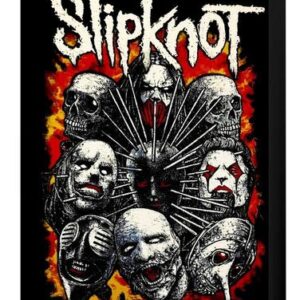 Quadro Slipknot Banda Arte Poster Moldurado 44,33cm Cm (CDs)