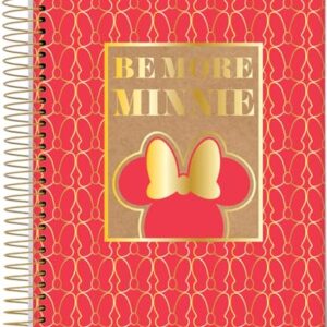 Caderno Espiral Univ CD 1 Matéria 80 Fls Mickey e Minnie Arts Kraft Vermelho Minnie FSC - Jandaia (CDs)