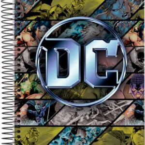 Caderno Espiral Univ CD 1 Matéria 80 Fls DC Comics Imagens Personagens FSC Jandaia (CDs)