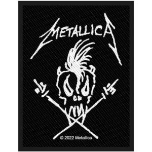 Metallica Patch padrão Scary Guy tamanho oficial preto tamanho acessório tamanho (CDs)