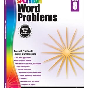 Spectrum Word Problems, Grade 8 - Carson-Dellosa Publishing Company, Inc. (CDs)