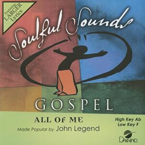 All Of Me [Accompaniment/Performance Track] (Daywind Soundtracks Contemporary) - John Legend (CDs)