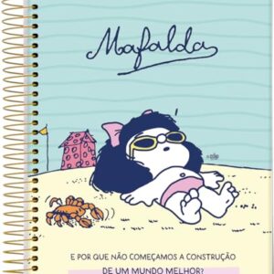 Jandaia - Caderno Espiral Universitário CD 1 Matéria 80 Fls Mafalda Praia FSC (CDs)