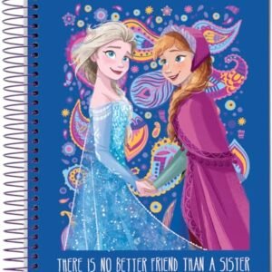 Caderno Espiral Univ CD 1 Matéria 80 Fls Frozen There Is No Better FSC - Jandaia