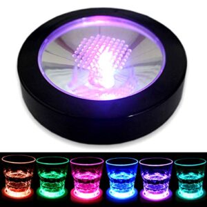 LAFEINA Porta-copos de LED para bebidas, porta-copos iluminados para bar cerveja bebida, garrafa, luzes de decoração de copos (Cervejas)